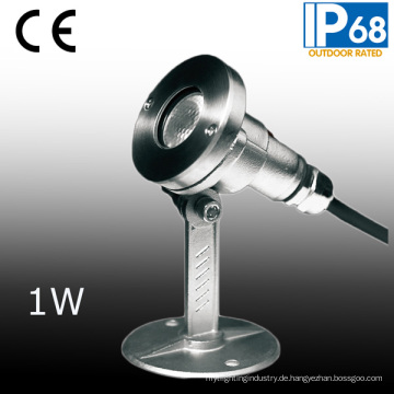 IP68 LED Unterwasserscheinwerfer mit Befestigungssockel